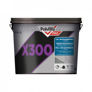 Polyfilla PRO X300 Vul- en Egaliseerplamuur